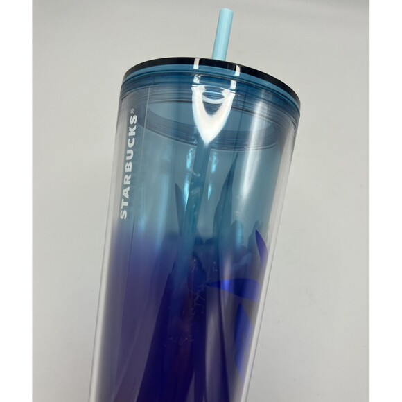 Starbucks 2023 Gradient Iris cold cup tumbler 24oz target exclusive NEW - Picture 7 of 8